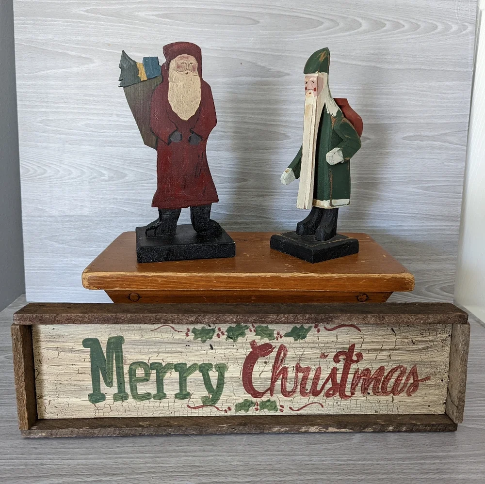 Rustic Christmas Decoration Group
